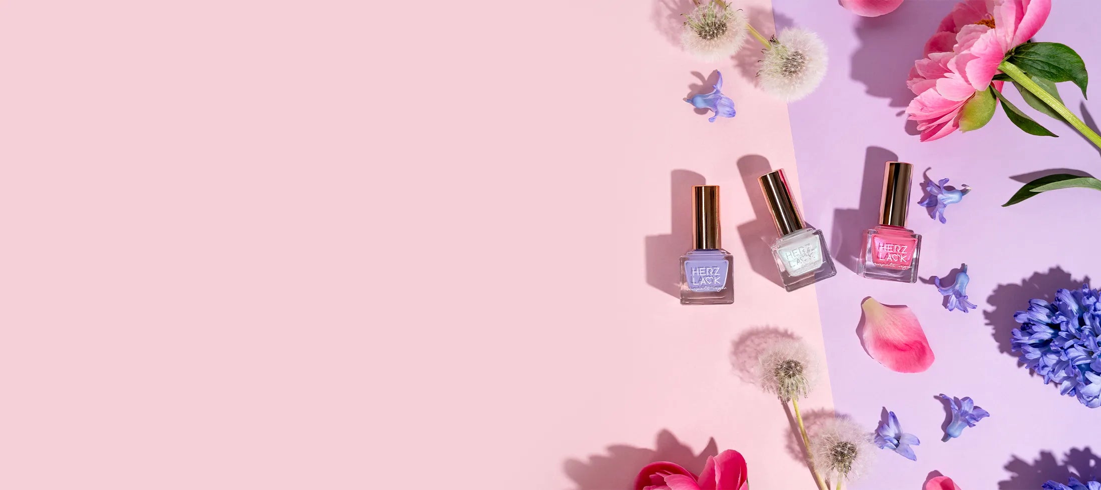 HERZLACK Nagellack Farben des Frühlings Kollektion